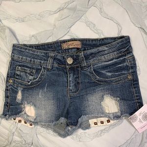 Wallflower Jean Summer Shorts Junior Size 3